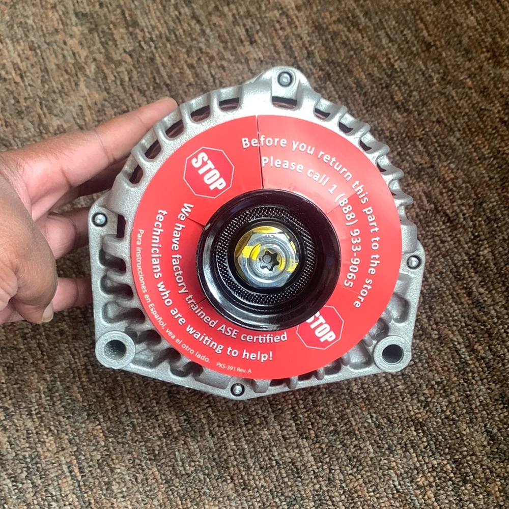 Alternator completely remanufactured